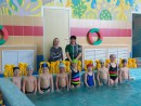 Посещение бассейна воспитанниками детского сада «Белый медвежонок»